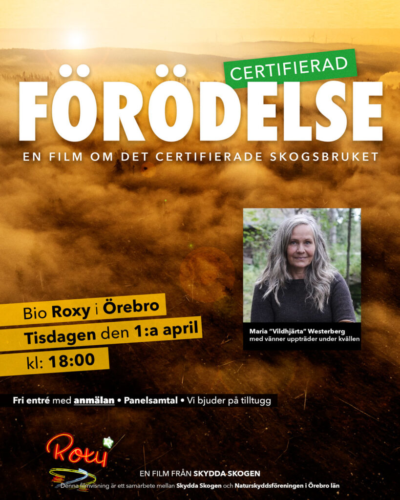 Certifierad förödelse - Filmvisning på bio Roxy i Örebro